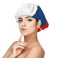 thumbnail image 1 of Czech Republic Sleep Cap Satin Bonnet Sleeping Hat Soft Elastic Night Hair Cover For Women, 1 of 8