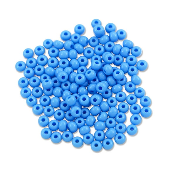Czech Seed Bead 6/0 Light Blue Turquoise (10 Grams)