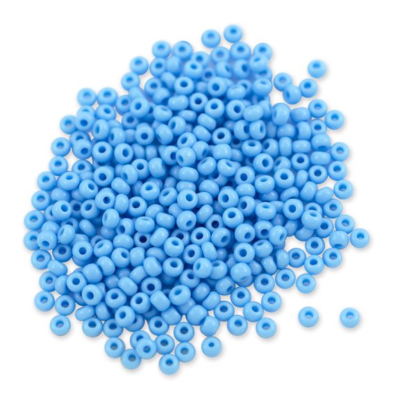 Czech Seed Bead 8/0 Light Blue Turquoise (10 Grams)