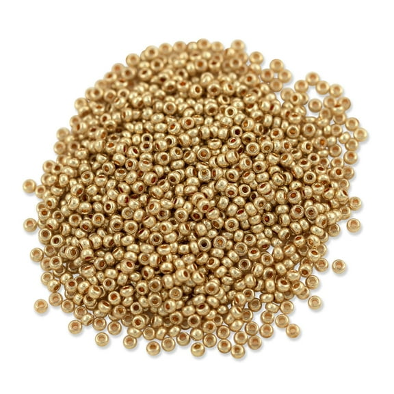 Czech Seed Beads - 11/0 Gold (10 Grams)