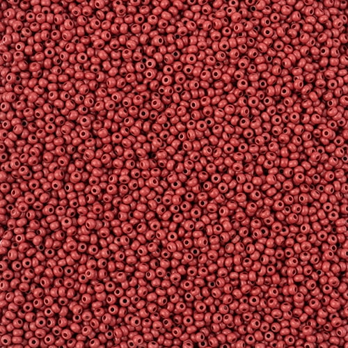 John Bead Czech Seed Beads 11/0 Terra Intensive, Brown Matte, 250g