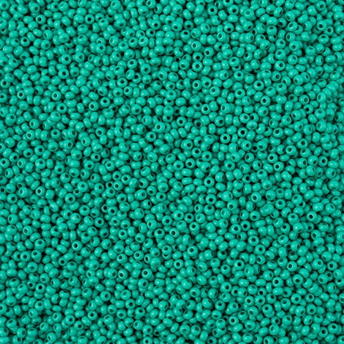 John Bead Czech Seed Beads 11/0 Terra Intensive, Dark Green Matte, 250g