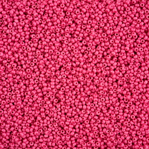John Bead Czech Seed Beads 11/0 Terra Intensive, Rose Matte, 250g