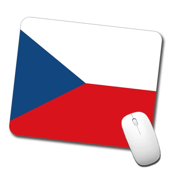 Czechia Country Flag Mouse Pad Low Profile Gaming Mat