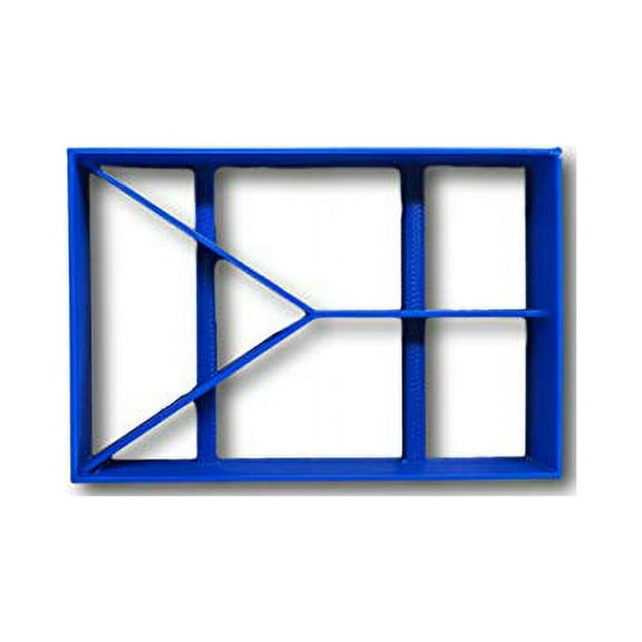 Czechoslovakia Flag Cookie Cutter/Czech Republic Flag Cookie Cutter- Fast Shipping - Sharp Edges - Exceptional Quality