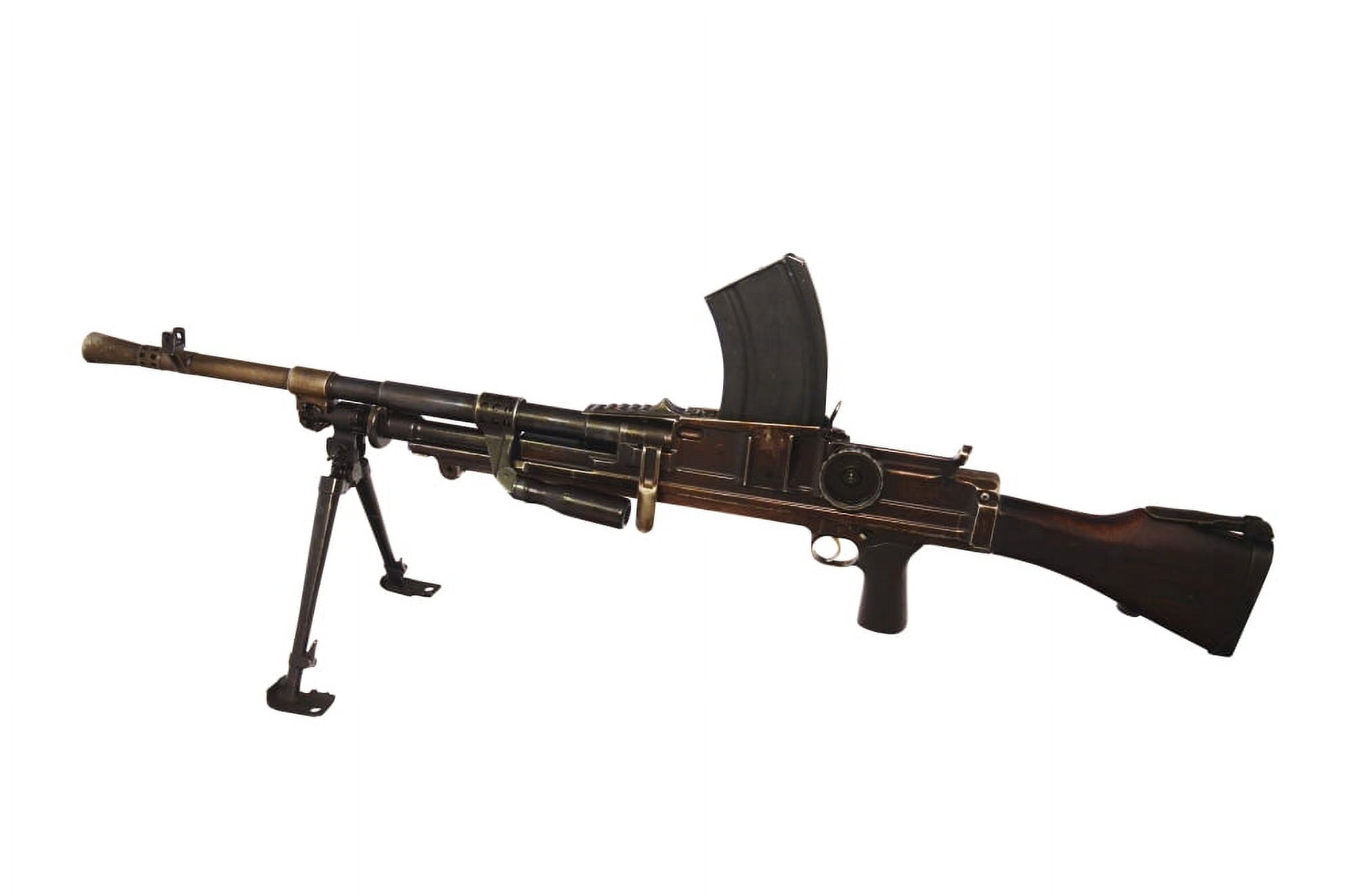 Czechoslovakian light machine gun Canvas Art - Andrew ChittockStocktrek Images (35 x 23)