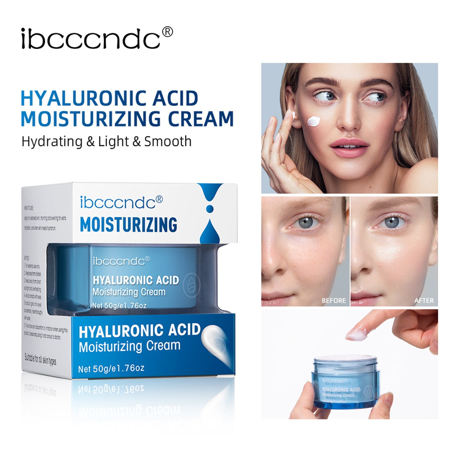 CzestPyake Hyaluronic Acide Moisturizing Facial Moisturizing Gel Cream