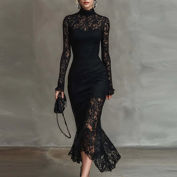 Czstvyn Women's Lace Dress