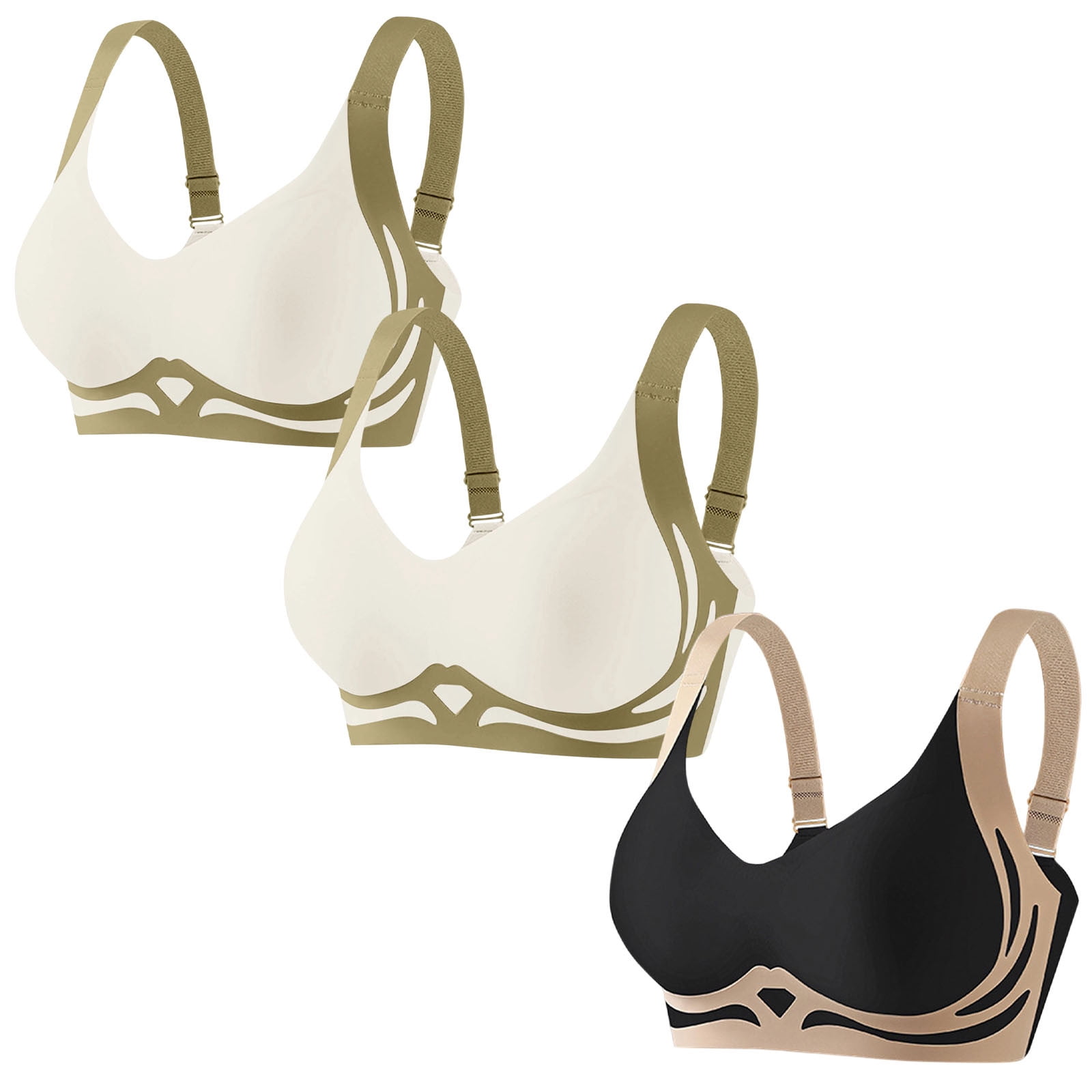 Czstvyn Women's Lifting Bra Push-Up Shaping Everyday Minimizer Color ...