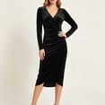 thumbnail image 1 of Czstvyn Women's Velvet Dress, 1 of 6