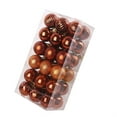 thumbnail image 1 of Czzoypi 36Pcs Coffee Christmas Tree Balls Ornaments for Xmas Christmas Tree 40mm/1.57" Shatterproof Christmas Tree Balls Ornaments Hanging Balls for Holiday Christmas Decorations, 1 of 3
