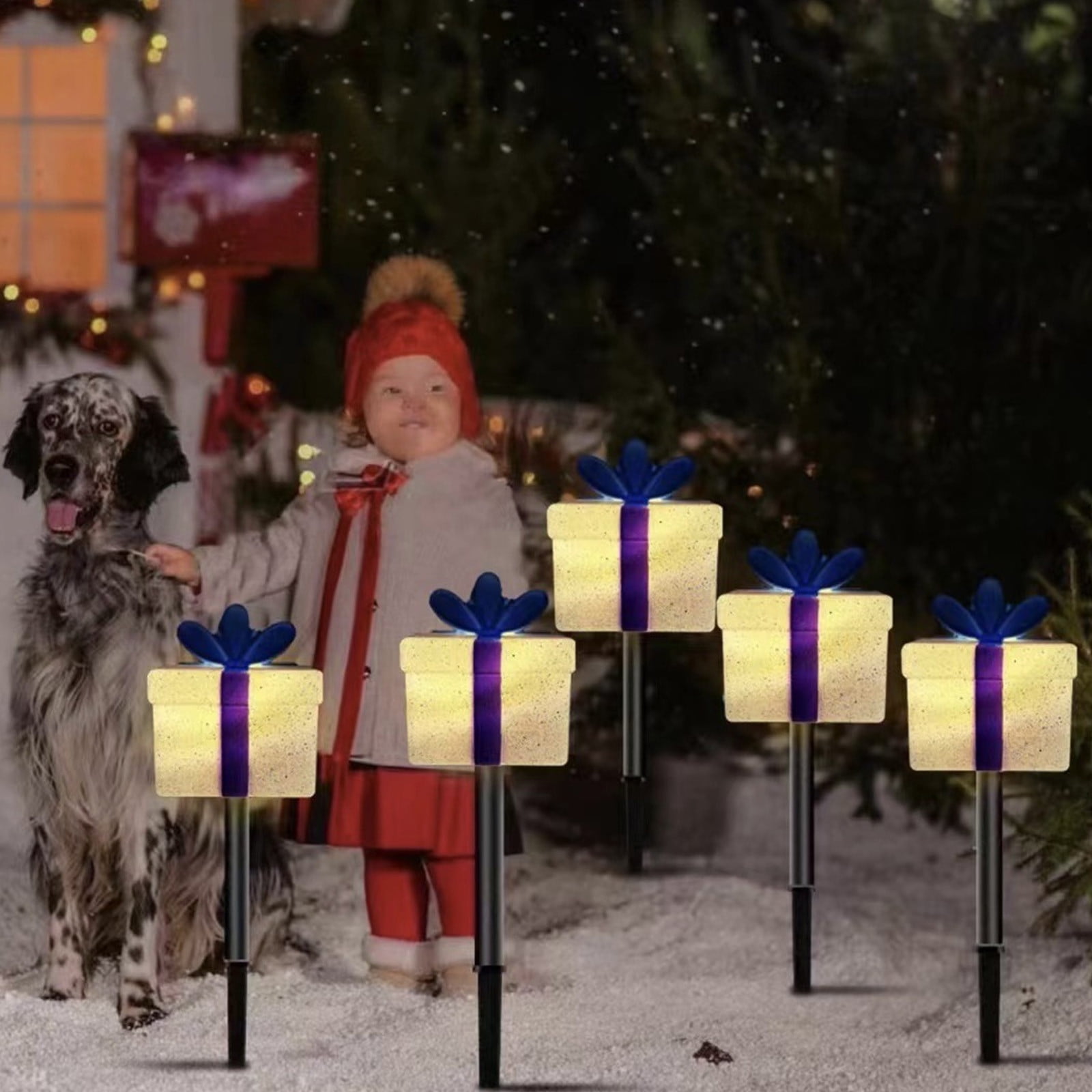 Czzoypi Christmas Decor (Multicolor), Christmas Lights Solar Ground