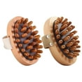 thumbnail image 1 of Czzoypi Meridian Pressure Brush, Wood Therapy Massage Tools for Belly Fat, Wooden Massage Body Brush for Cellulite Remover Massager for Body Shaping, Muscle Pain Relief (Lotus Wood), 1 of 3