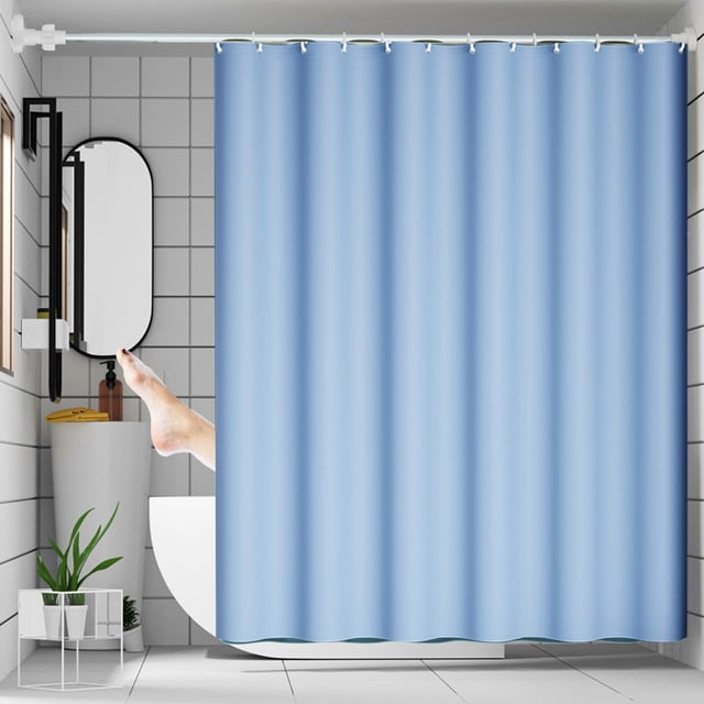 Czzoypi Shower Liner (Light Blue), Shower Curtains Bathroom Shower ...