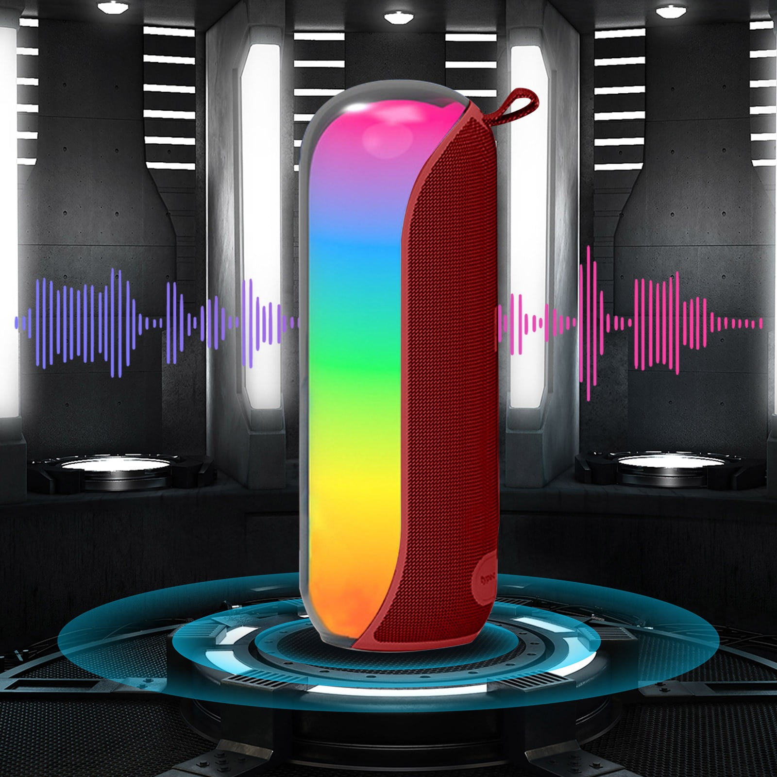 Czzoypi Speaker (Red) Shower Speaker Bluetooth 5.3 Home Wireless