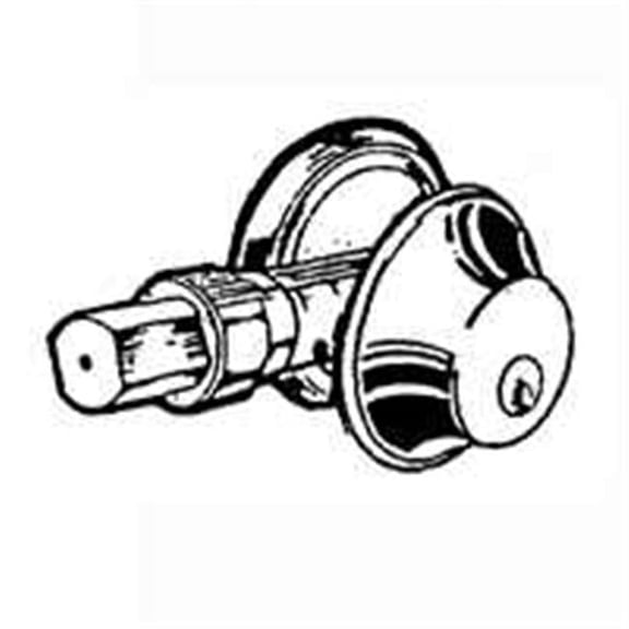 D-083B Brass Deadbolt Key To Thumb