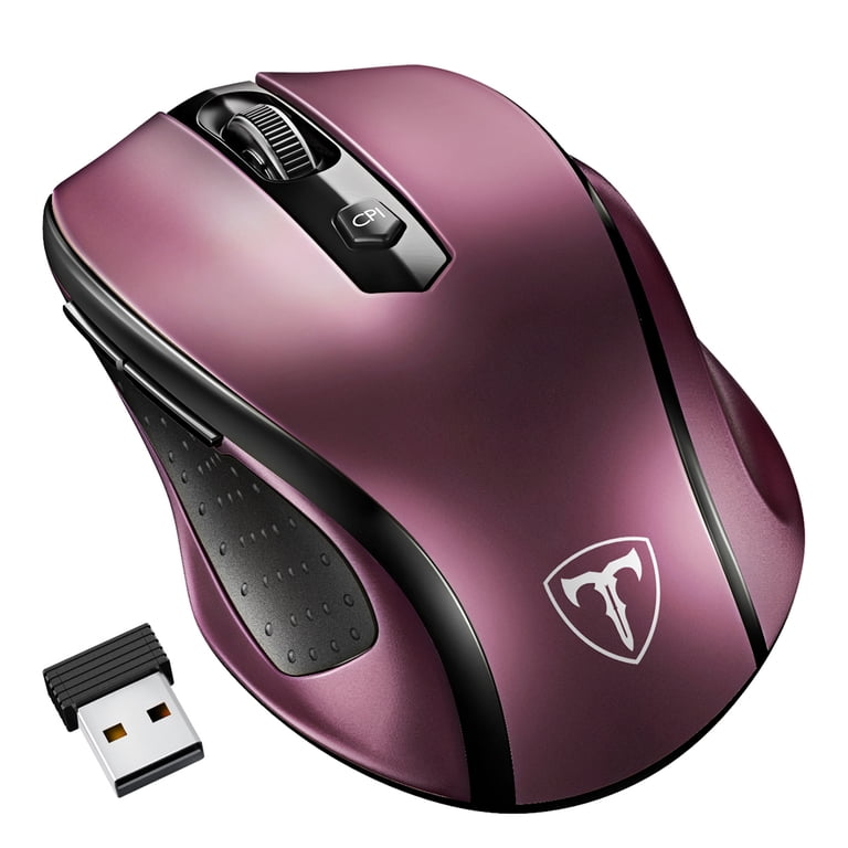 D-09 Wireless USB Mouse for Laptop Lightspeed 5-Level 2400 DPI