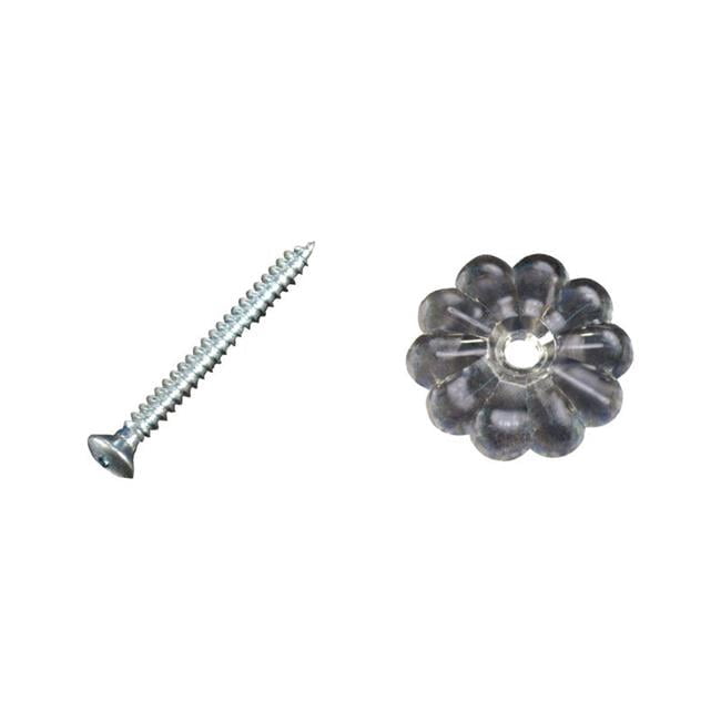 D-140B Rosette Button BG24  Clear
