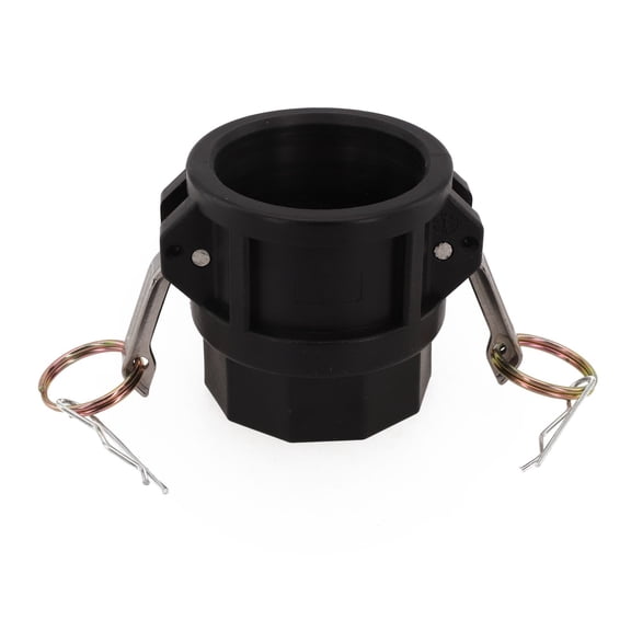 D-200PP 2 Inch Camlock Adapter for Trash Pump, Polypropylene Cam and Groove Fitting for Quick Connect Hose, Resistant Coupling for Industrial Fluid Transfer Applications