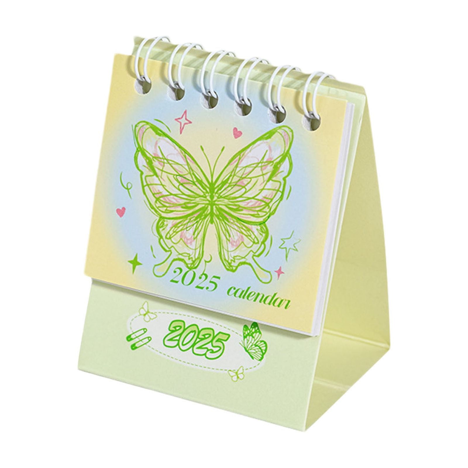 D 2025 Mini Desktop Calendar Countdown Planner For School Office