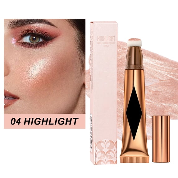 D 3 In 1 Multifunctional Makeup Stick For Blush Highlighter And Contour