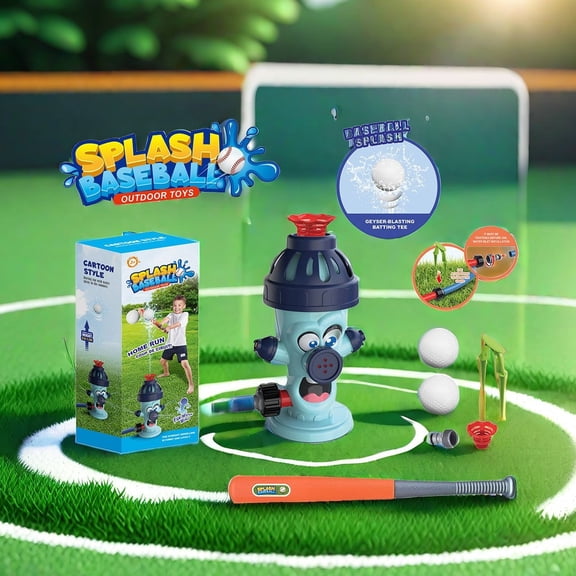 D 360 Rotating Water Sprinkler Baseball Toy For Kids Snail Design Outdoor Summer Pool Game Backyard Fun Set