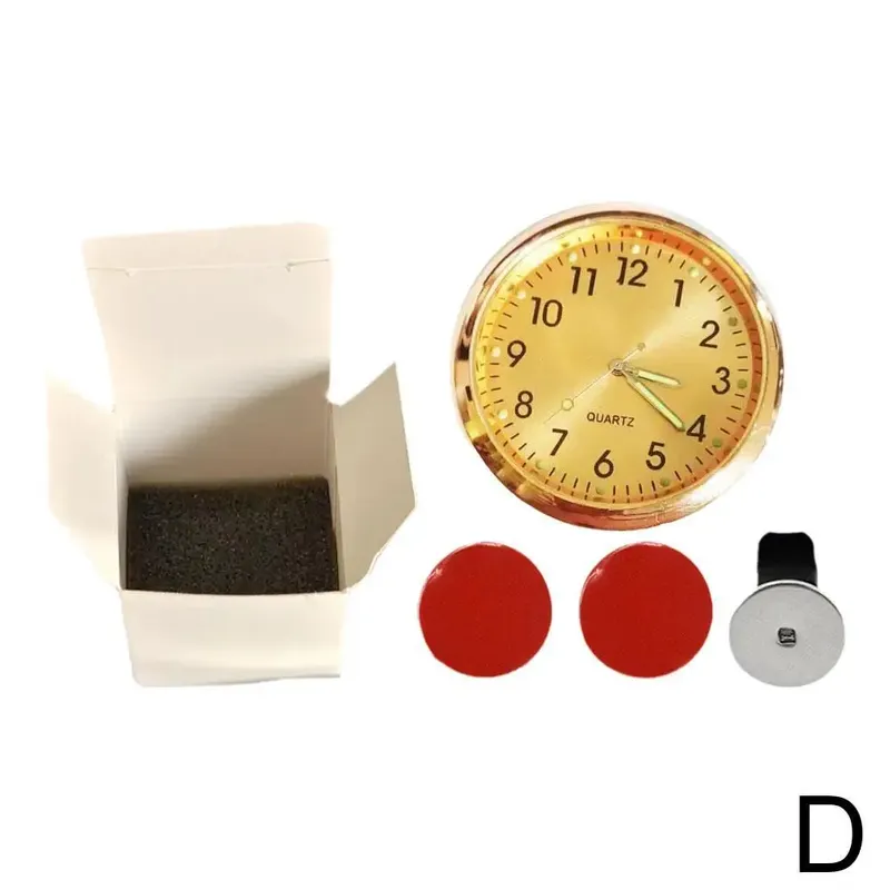 D40mm Car Meter Incar Mini Luminous Car Clock Quartz In Dashboard