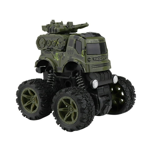 D 4Wd Off Road Pull Back Vehicle Toy Inertia Friction Powered Spring Car For Kids Adventure Play