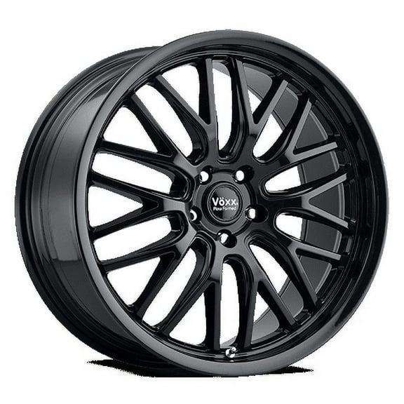 Voxx Masi 19x8.5 +35 Gloss Black Wheel Rim 5x114.3 (QTY 1) MAS 985-5114-35 GB