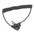 DTAP Plug to DC Port DC Monitor Supply Cable Plastic Black Spring Power Wire with Lock