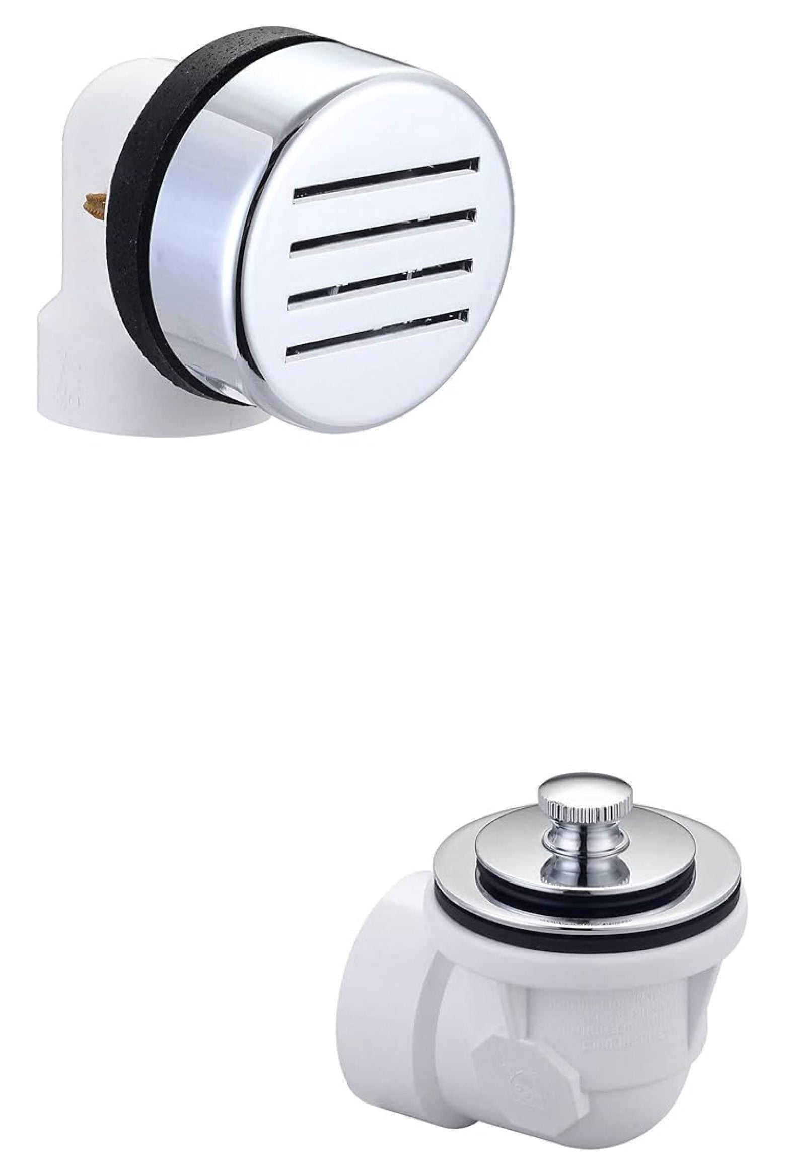 Pvc Overflow Socket D-820H-PVC Overflow and Waste Drain Half Kit - Walmart.com