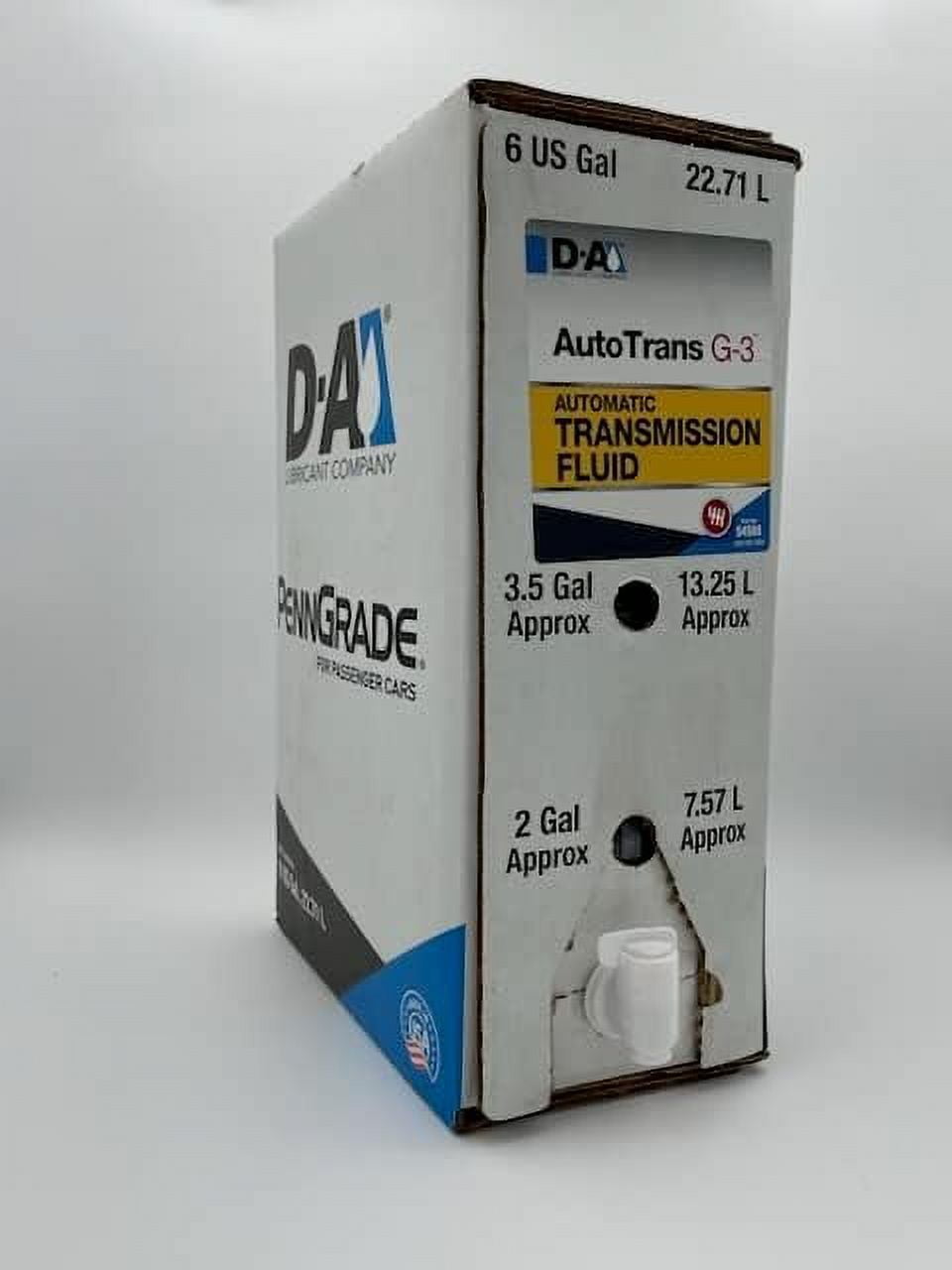 DA LUBRICANT COMPANY 54505, Autotrans G3 Conventional Automatic