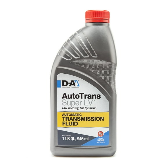 D-A LUBRICANT COMPANY 54586, Autotrans Super LV Full Synthetic Automatic Transmission Fluid (ATF), 1 Quart