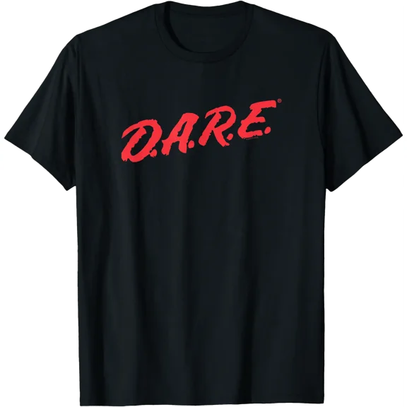 D.A.R.E. Program Simple Red Logo Retro PSA T-Shirt, Unisex T-Shirt