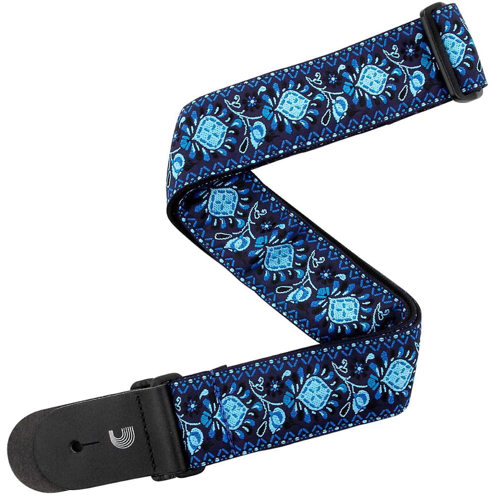 D'Addario 2" Woven Guitar Strap, Monterey 2 Blue