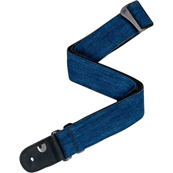 D'Addario 50MM Guitar Strap Denim Blue