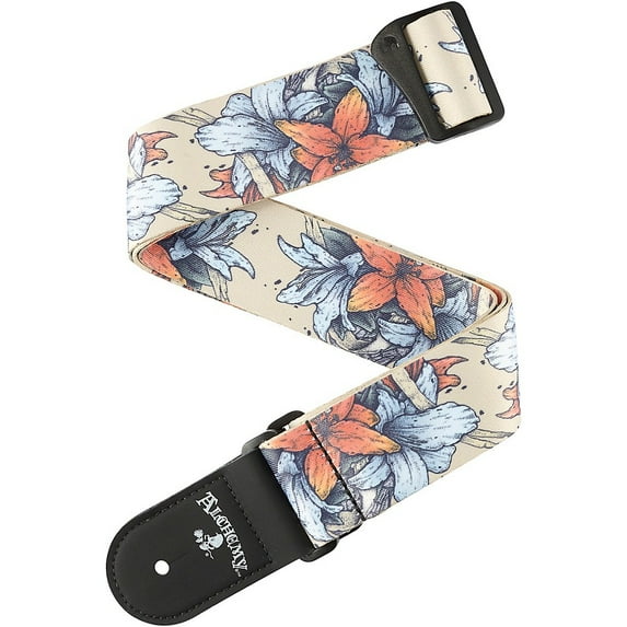 D'Addario Alchemy Guitar Strap, Death in Bloom, 50AL10