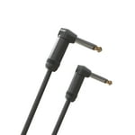 D'Addario Guitar Cable - Guitar Lead - 1/4 Inch Male to 1/4 Inch Male - American Stage Instrument Cable - Right Angle to Right Angle, 30ft