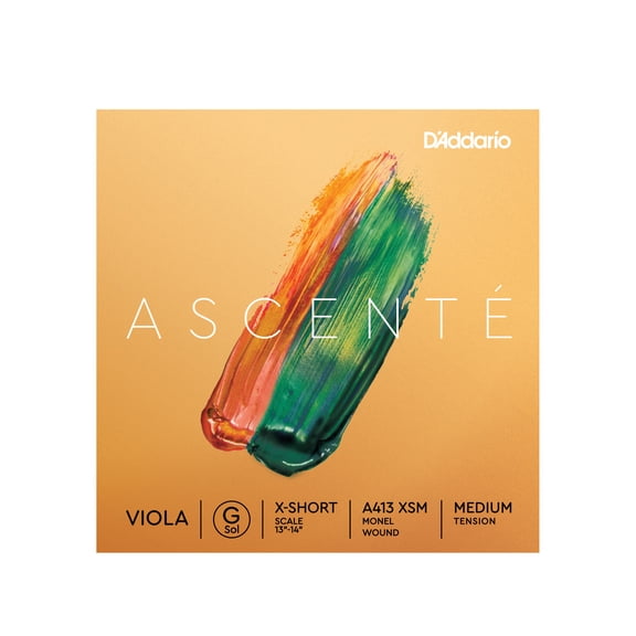 D'Addario Ascent Viola G String, Extra-Short Scale, Medium Tension