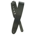 thumbnail image 1 of D'Addario Basic Classic Leather Guitar Strap, Black, 1 of 7