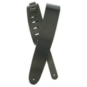 DAddario Basic Classic Leather Guitar Strap, Black