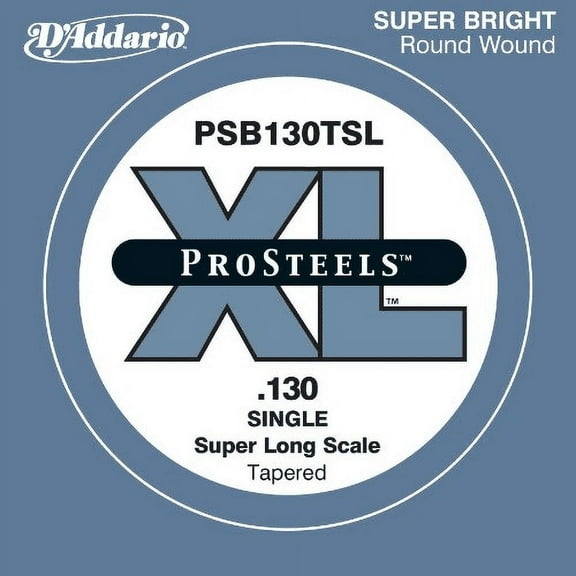 D'Addario Bass strings Pro Steel Super Long Scale .130 PSB130TSL Taper Wound