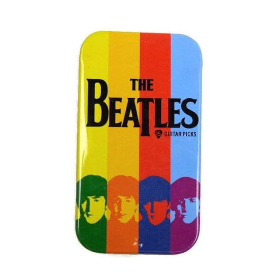 D'Addario Beatles Signature Guitar Pick Tins, Stripes