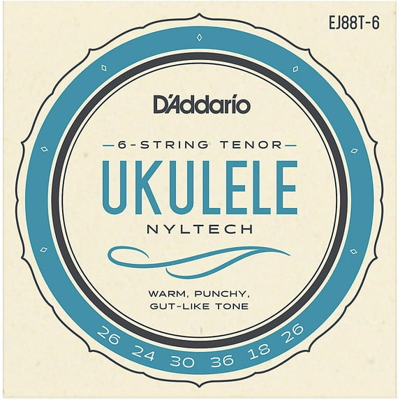 D'Addario D'Addario 6-String Nyltech Ukulele Strings Tenor
