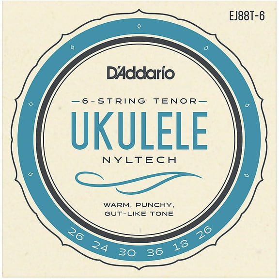 D'Addario D'Addario 6-String Nyltech Ukulele Strings Tenor