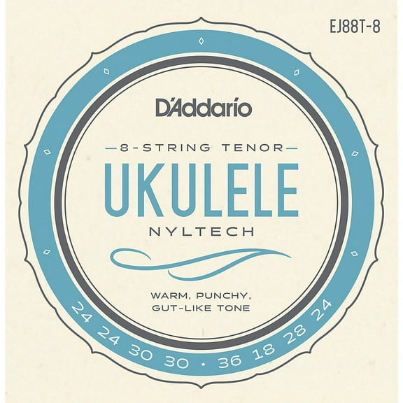 D'Addario D'Addario 8-String Nyltech Ukulele Strings Tenor