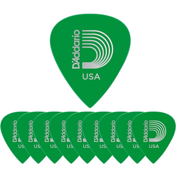 D'Addario Duralin Precision Medium Guitar Picks Light