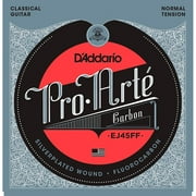 DAddario EJ45FF Pro-Art Carbon Classical Guitar Strings, Dynacore Basses, Normal Tension