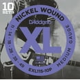 thumbnail image 1 of D'Addario EXL115-10P Nickel Wound Electric Guitar Strings, Medium/Blues-Jazz Rock, 11-49, 10 Sets, 1 of 4
