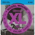 thumbnail image 1 of D'Addario EXL120 Nickel Wound Electric Guitar Strings, Super Light, 09-42, 1 of 4